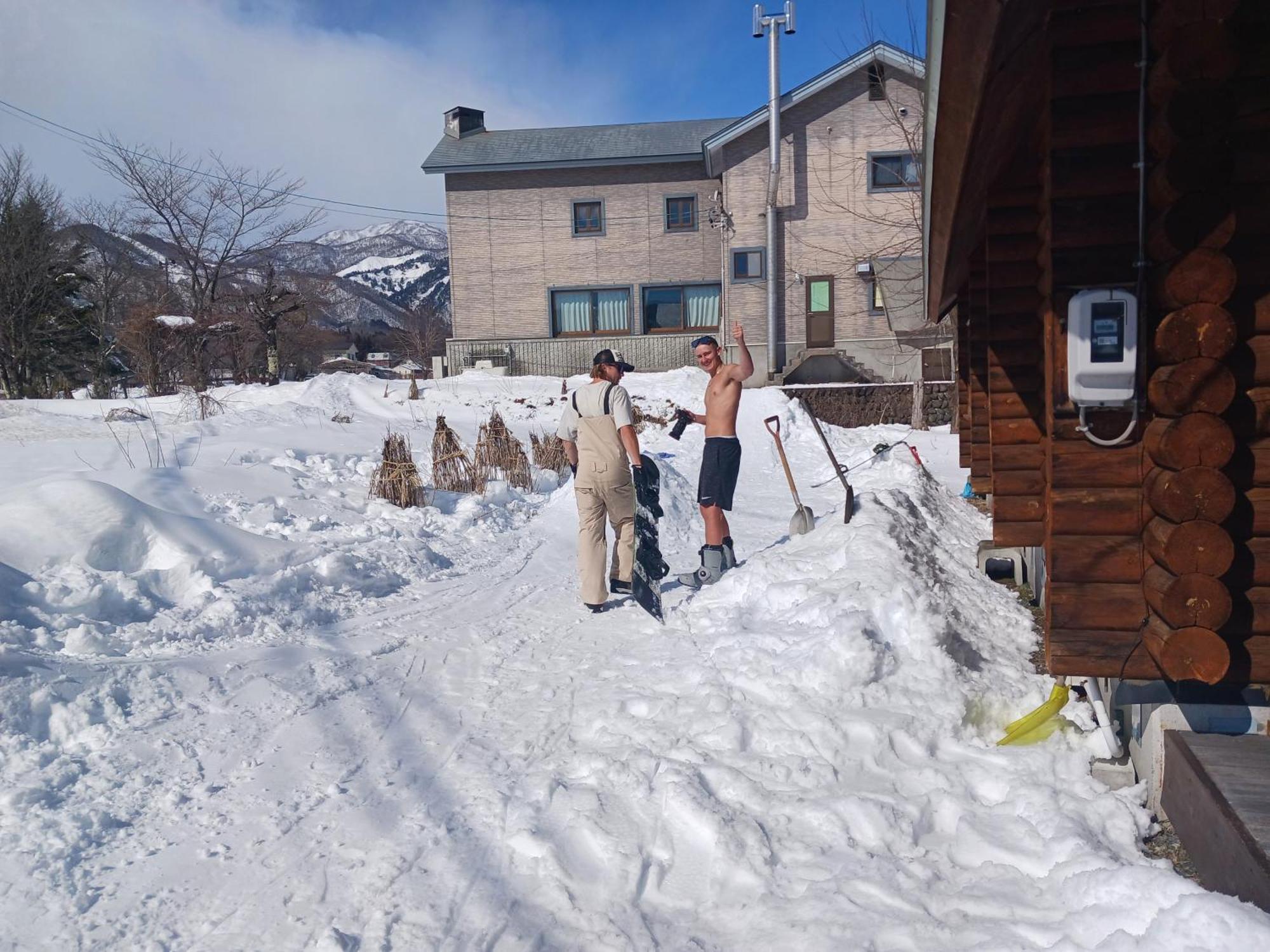 Log Cottage Villa Happo Hakuba Esterno foto