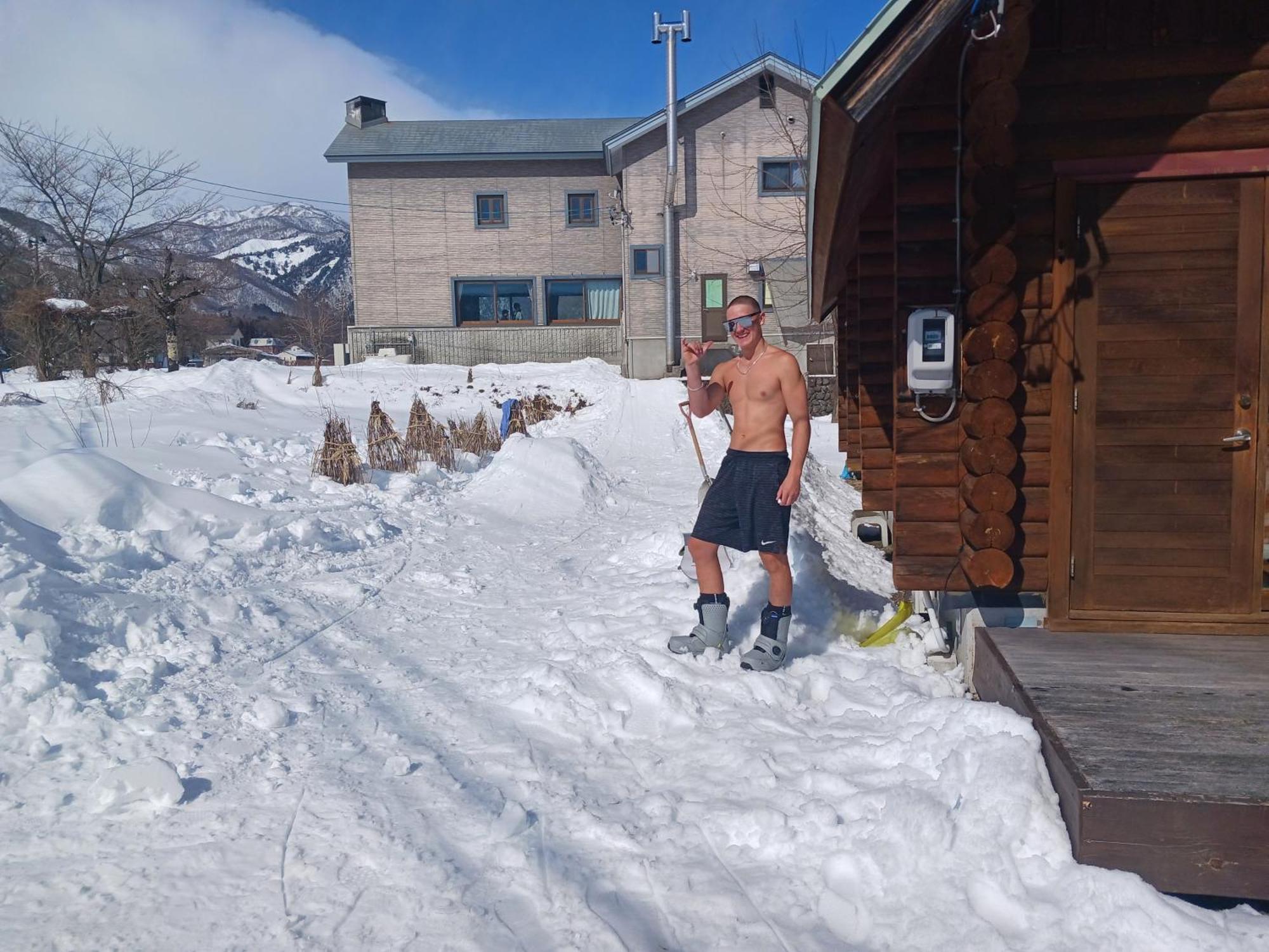 Log Cottage Villa Happo Hakuba Esterno foto
